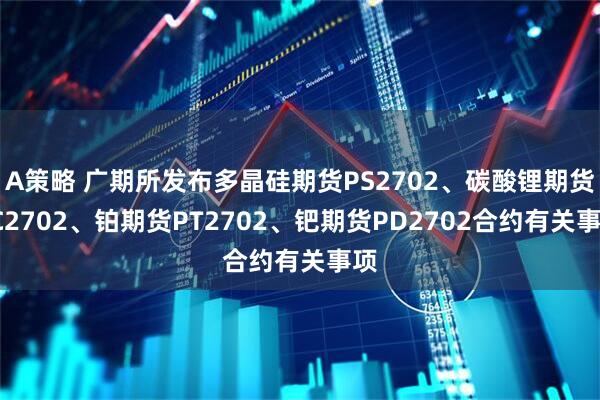 A策略 广期所发布多晶硅期货PS2702、碳酸锂期货LC2702、铂期货PT2702、钯期货PD2702合约有关事项